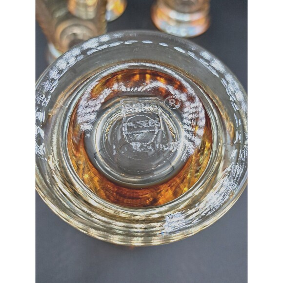 La Rochere Musee Paris Bee Orange Iced Tea/ Water Glasses 5.5” h 10 oz Set of 4 - Picture 9 of 12